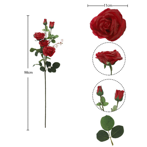 Artificial Real Touch Rose Flowers