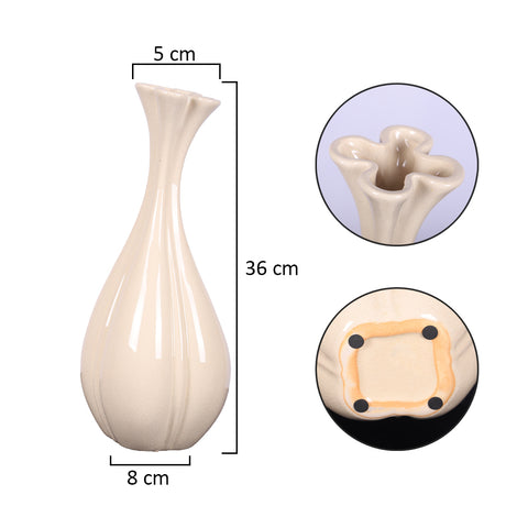 Cream Modern Design Vase