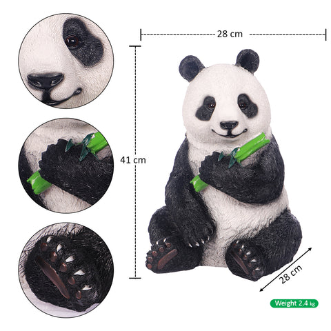 Concrete Panda Statue for Decoration