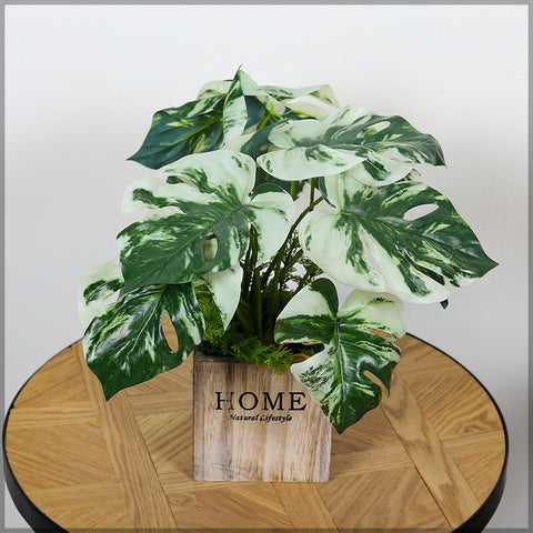 Faux tropical plant for elegant indoor arrangements