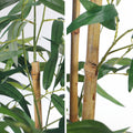 Close-up of a realistic bamboo decoration with lifelike details