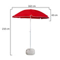 Heavy-duty patio umbrella with tilt and crank system