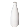 White bottle ceramic vase for modern home decor