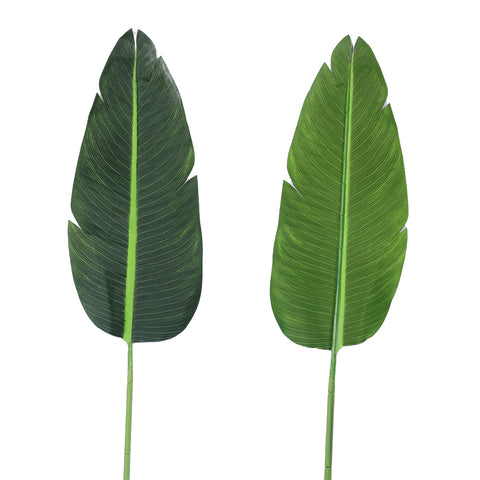 Fake banana leaf greenery