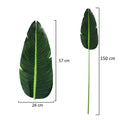 Artificial banana leaves for crafts