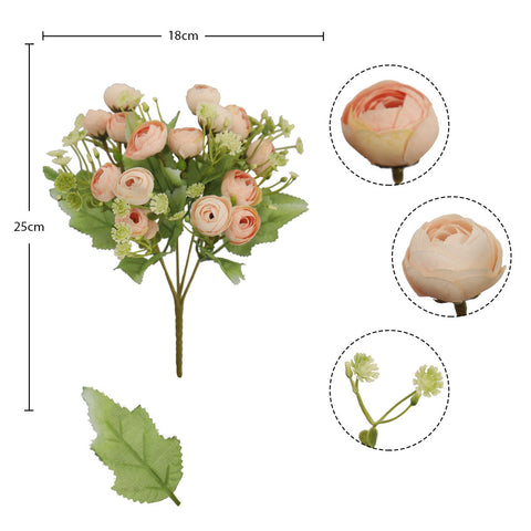 Artificial Mini Peony Flowers