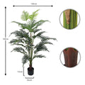 Artificial areca palm tree 1.6 meter adding elegance to a home office