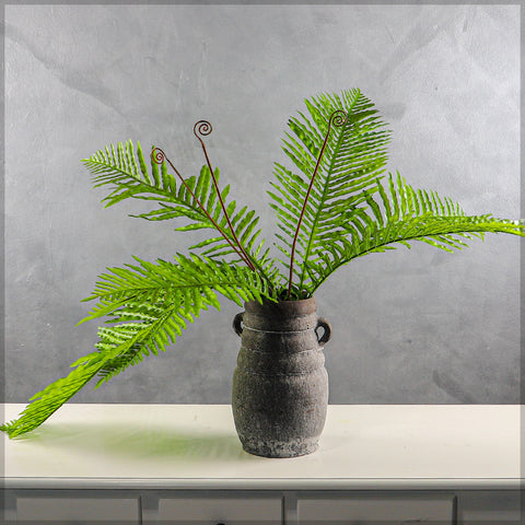 Artificial fern plant bunch for interiors