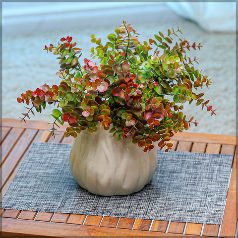 Decorative fake money plant leaves for crafting