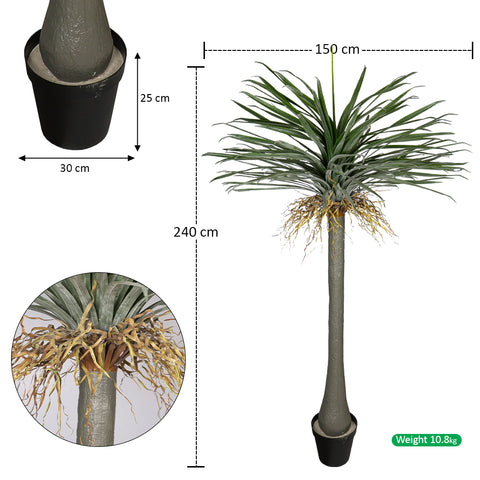 Artificial Potted Yucca Plant