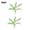 Realistic faux shield fern plants for vibrant home decor