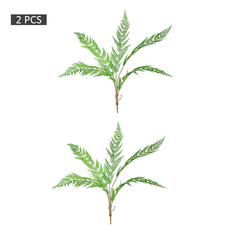 Realistic faux shield fern plants for vibrant home decor