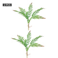 Lifelike 2pcs artificial shield fern plants for easy home styling