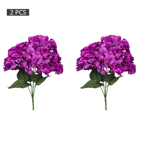 2pcs Artificial Silk Hydrangea Flower