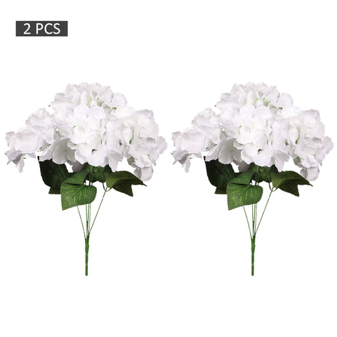 2pcs Artificial Silk Hydrangea Flower