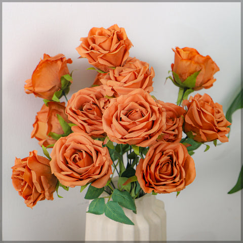 2pcs Artificial Silk Roses