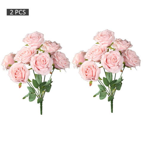 2pcs Artificial Silk Roses