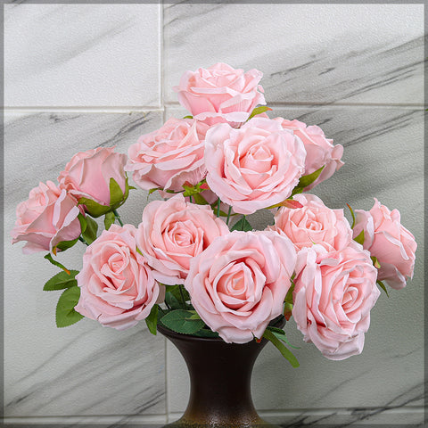 2pcs Artificial Silk Roses