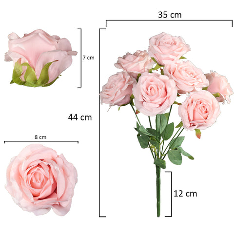 2pcs Artificial Silk Roses