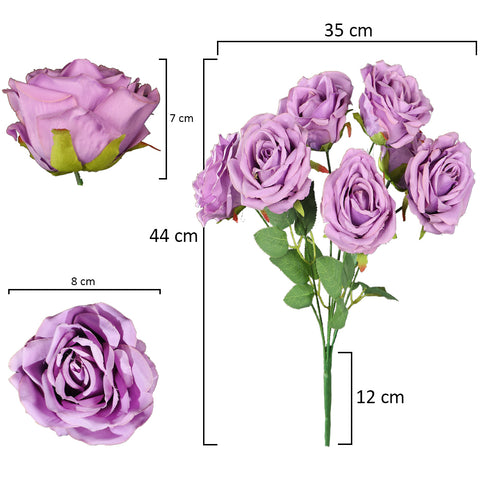 2pcs Artificial Silk Roses