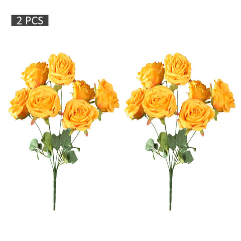 2pcs Artificial Silk Roses