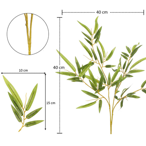 Artificial Bamboo Levaes  for UV