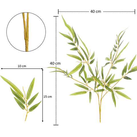 Artificial Bamboo Levaes