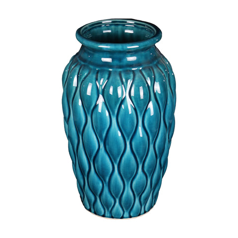 Colored Blue Vase