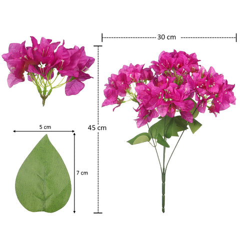 Artificial Bougainvillea Flower Bunch