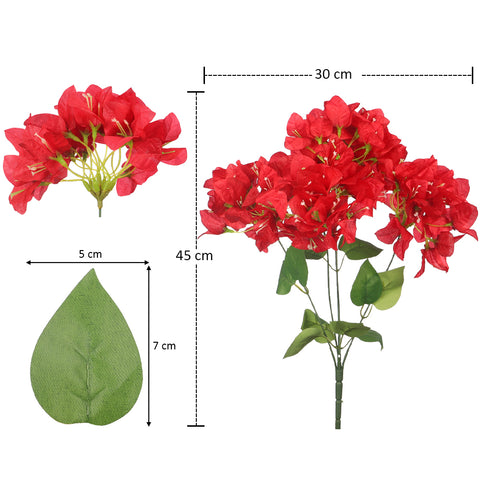 Artificial Bougainvillea Flower Bunch