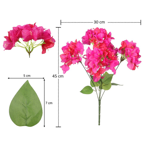 Artificial Bougainvillea Flower Bunch