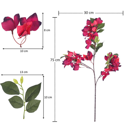 2pcs Artificial Bougainvillea Flower