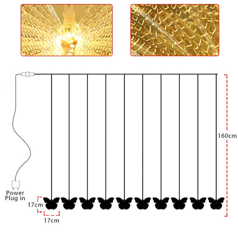 10 LED Bee Lamp Ceiling Light