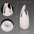 Sculptural modern ceramic vase for home decor