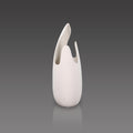 Contemporary ceramic sculpture vase with sculptural design