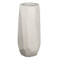 Creative geometric design white vase