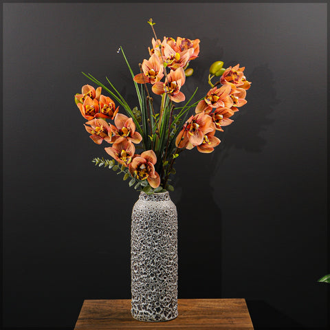 3pcs Artificial Cymbidium Flowers