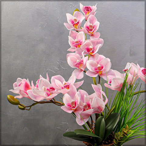 3pcs Artificial Cymbidium Flowers