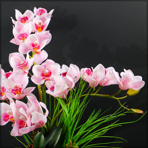 3pcs Artificial Cymbidium Flowers