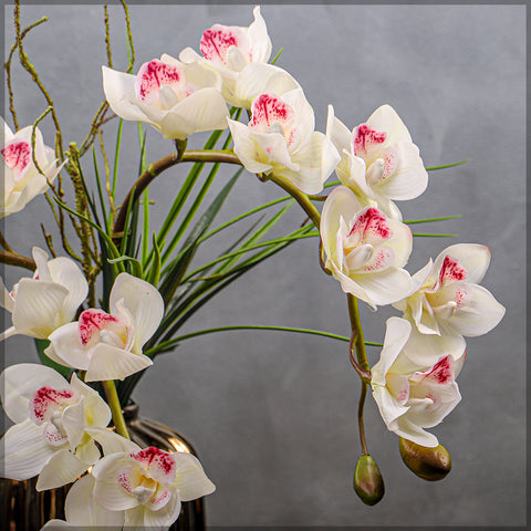 3pcs Artificial Cymbidium Flowers