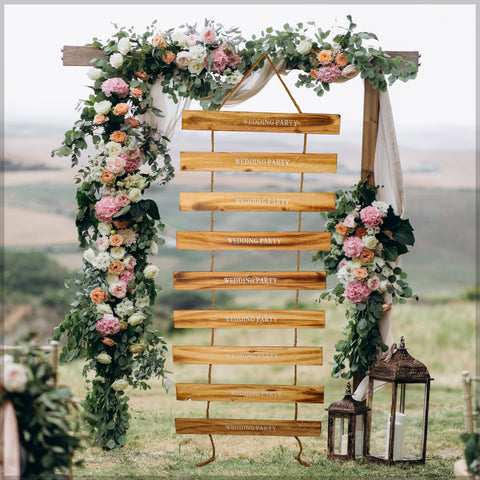 Decorative Wedding Ladder Sign