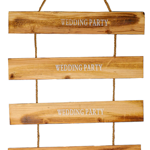 Decorative Wedding Ladder Sign