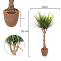 Artificial dracaena marginata for lush indoor spaces