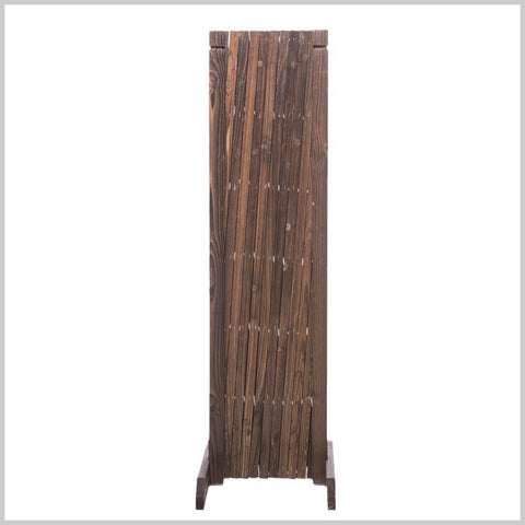 Extendable Wooden Grid Fence