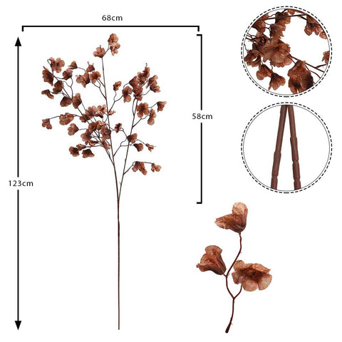 Artificial Morning Glory Flower Stem Set