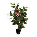 Artificial apple tree with fruit for indoor decoration