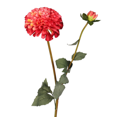 Faux Dahlia Flower Stem