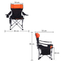 Folding lawn chairs designed for comfort at picnics, camping, or beach days