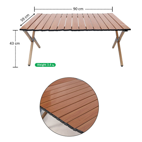 Folding Lightweight Aluminum Camping Table