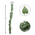 Decorative 6 feet artificial hanging leaves garland